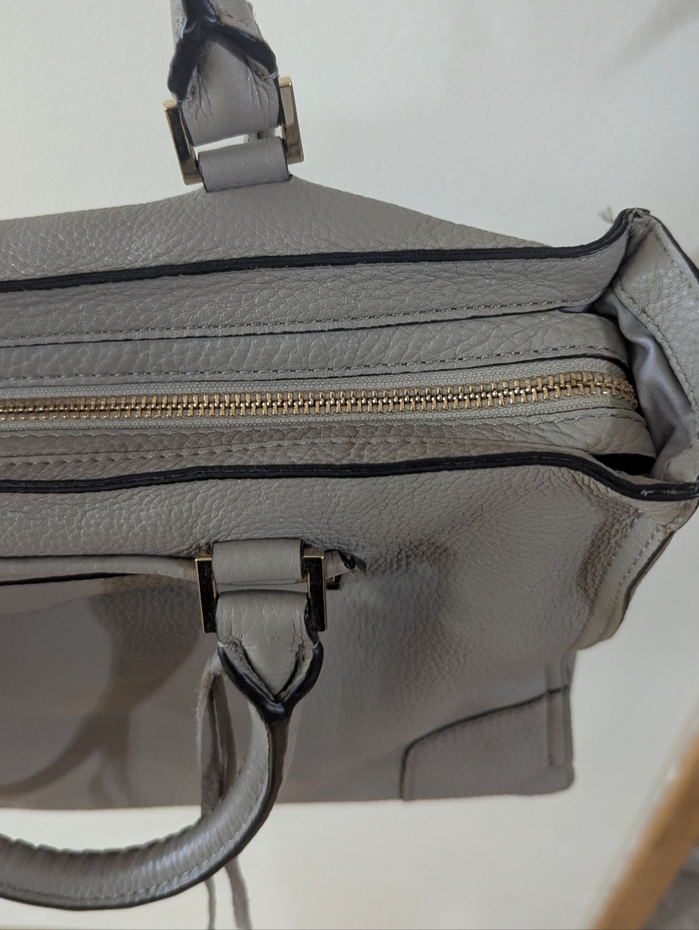 Rebecca Minkoff Taupe Handbag - Picture 6 of 13